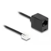 Cable de teléfono DeLOCK RJ11 macho a RJ45 hembra negro 3 m