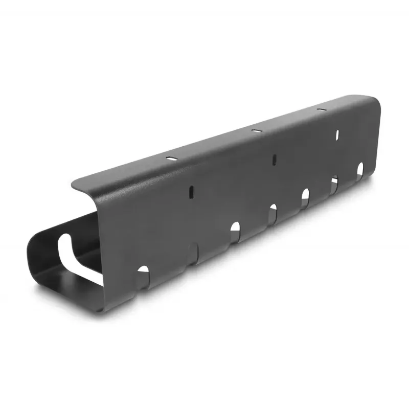 Sujetacables DeLOCK 88031 montaje bajo mesa negro 2 uds. set