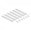 Sujetacables DeLOCK 88031 montaje bajo mesa negro 2 uds. set
