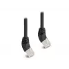 Cable de red DeLOCK RJ45 Cat.6A 45° acodado 0,5 m negro