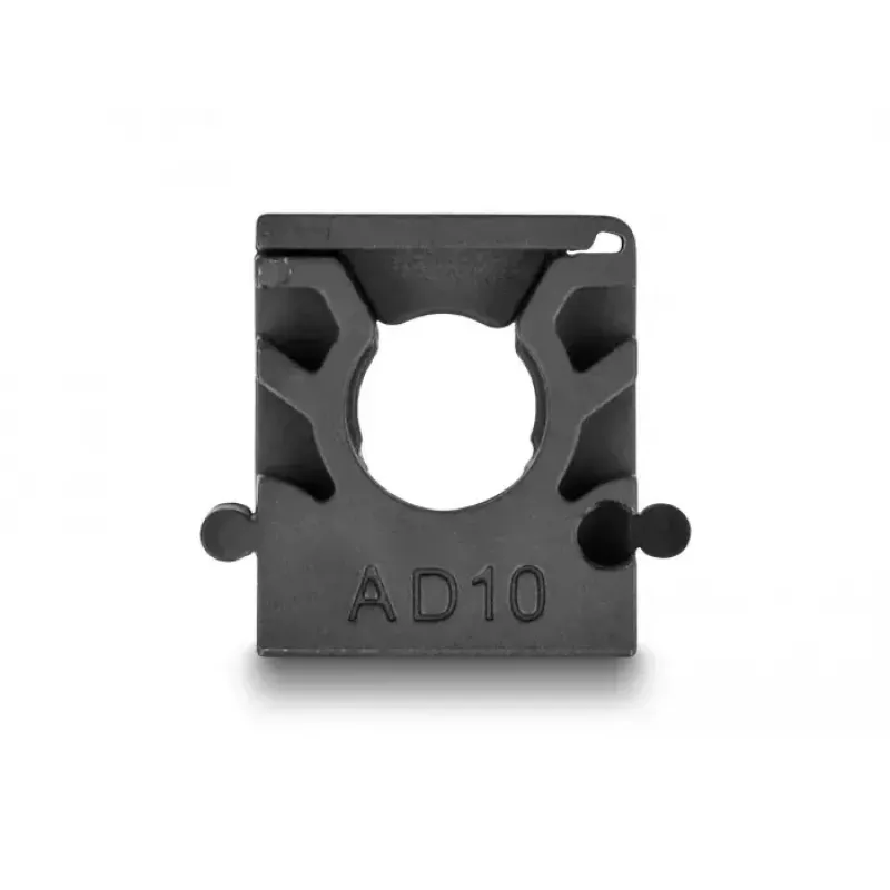 Sujetacables DeLOCK 60481 10 mm negro 8 uds.