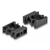Sujetacables DeLOCK 60483 15,8 mm negro 8 uds.