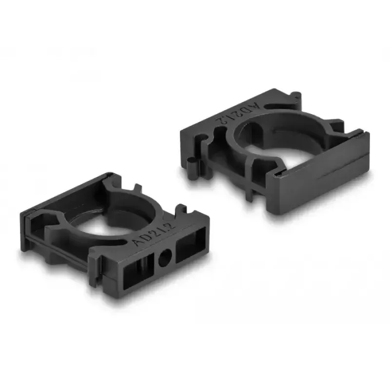 Sujetacables DeLOCK 60485 21,2 mm negro 4 uds.