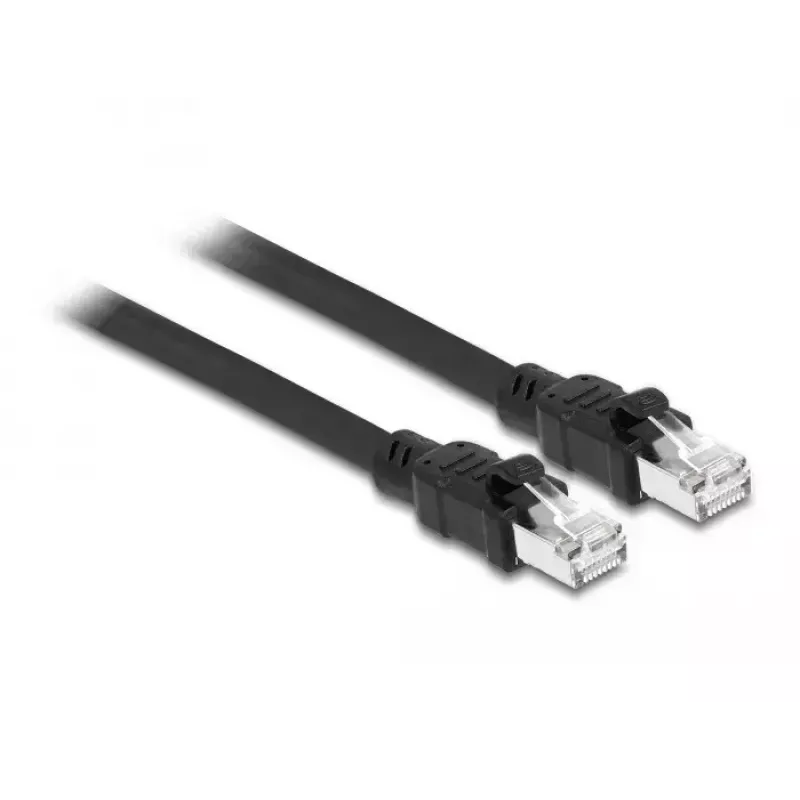 Cable de red DeLOCK RJ45 Cat.6A F/UTP 2 m negro