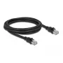 Cable de red DeLOCK RJ45 Cat.6A F/UTP 2 m negro