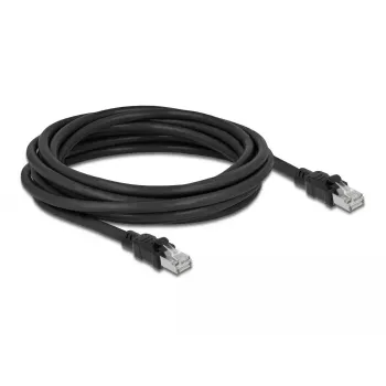 Cable de red DeLOCK RJ45 Cat.6A F/UTP 5 m negro