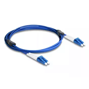 Cable de fibra óptica DeLOCK LC dúplex a LC dúplex monomodo OS2 2 m