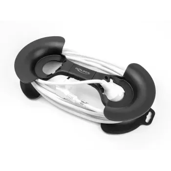Tambor para cables DeLOCK 375 x 170 mm negro plástico