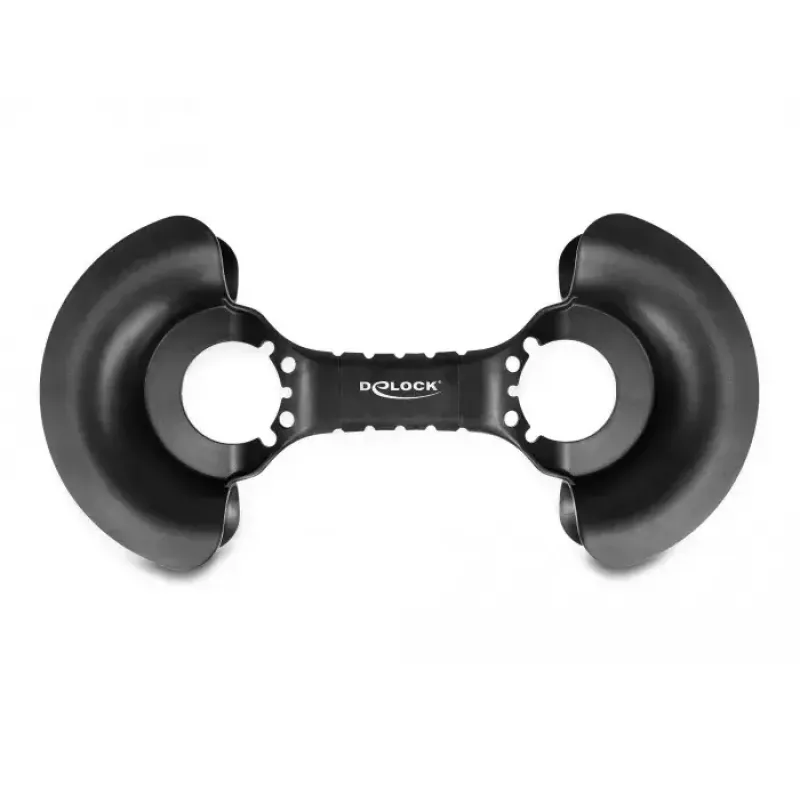 Tambor para cables DeLOCK 375 x 170 mm negro plástico