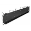 Panel de gestión de cables DeLOCK 19 inch 66919 con 10 ganchos metálicos negro
