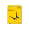 Cable DELOCK DisplayPort 1 m, DisplayPort a DisplayPort, 5,7 mm de diámetro, hasta 32 canales de audio