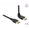 Cable DELOCK DisplayPort 1 m, DisplayPort a DisplayPort, 5,7 mm de diámetro, hasta 32 canales de audio