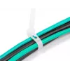 DeLOCK Bridas reutilizables, 200 x 7.2 mm, blanco, 100 uds.