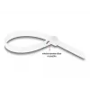DeLOCK Bridas reutilizables, 200 x 7.2 mm, blanco, 100 uds.