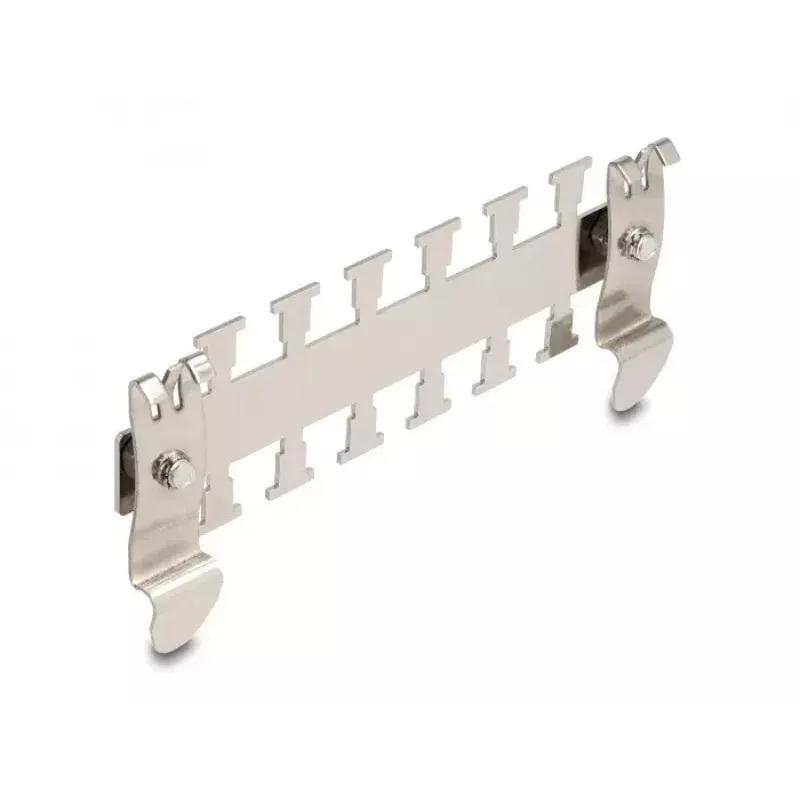 Abrazadera para cables DeLOCK para carril DIN 3,5 cm de diámetro metálico metal