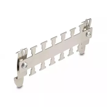 Abrazadera para cables DeLOCK para carril DIN 3,5 cm de diámetro metálico metal