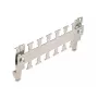 Abrazadera para cables DeLOCK para carril DIN 3,5 cm de diámetro metálico metal