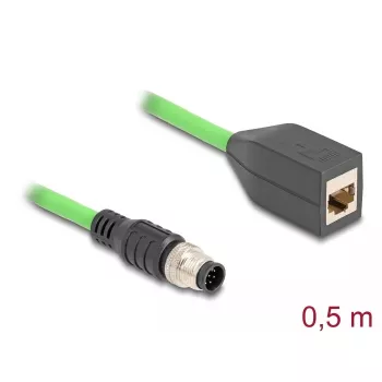 Accesorio de red industrial DeLOCK 60570 longitud de cable 0,5 m certificación UL 94