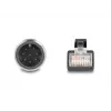Cable de red DeLOCK M12 cable A-codificado 8 polos conector macho a conector macho RJ45 Cat5e 2 m negro