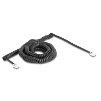 Cable de teléfono DeLOCK 90227 10 m negro RJ-11 a RJ-11
