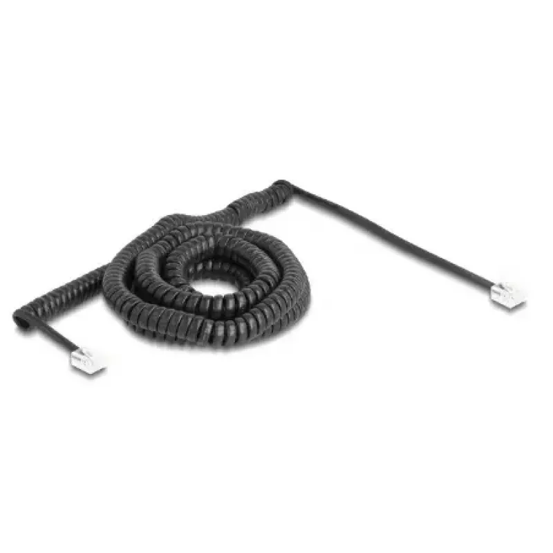 Cable de teléfono DeLOCK 90227 10 m negro RJ-11 a RJ-11