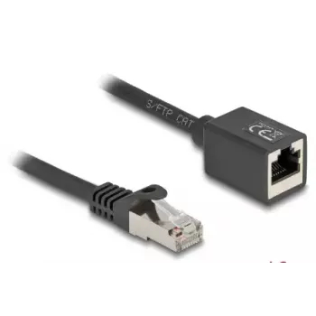 Cable de red DeLOCK 90323 RJ-45 Cat6a 10 m negro