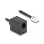 Cable de teléfono DeLOCK 90347 10 m negro RJ-11