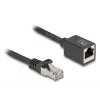Cable de red DeLOCK 90294 RJ-45 Cat6a 1 m negro