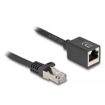 Cable de red DeLOCK 90294 RJ-45 Cat6a 1 m negro