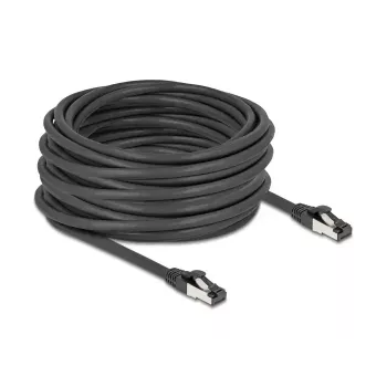 Cable de red DeLOCK 80576 RJ-45 Cat8.1 15 m negro