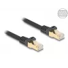 Cable de red DeLOCK RJ45 Cat.6A S/FTP 1m negro