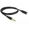 Cable de audio 3,5 mm conector macho a conector hembra DeLOCK 85578 2m negro