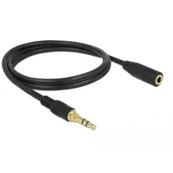 Cable de audio 3,5 mm conector macho a conector hembra DeLOCK 85578 2m negro