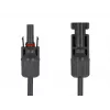 Cable DeLOCK DL4 Solar plano conector macho a conector hembra 60 cm negro 3,3 mm²