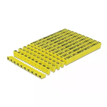 Sujetacables DeLOCK 18303 amarillo 260 uds.