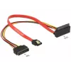 Cable SATA DeLOCK 85515 SATA 15-pin 1 x SATA 22 pin 1 x SATA 7 pin multicolor