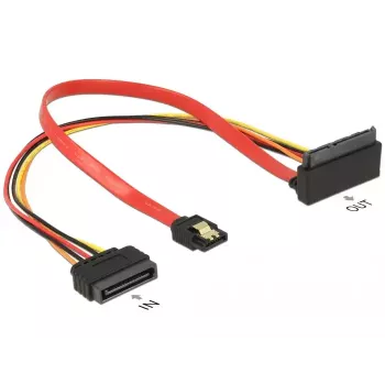 Cable SATA DeLOCK 85515 SATA 15-pin 1 x SATA 22 pin 1 x SATA 7 pin multicolor