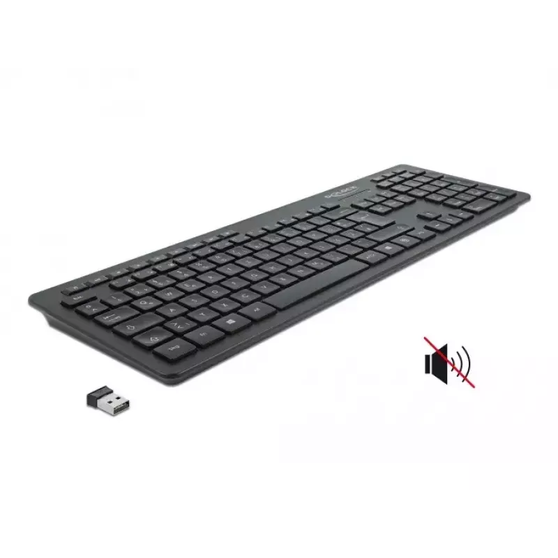 DeLOCK 12004 Home USB QWERTZ alemán negro
