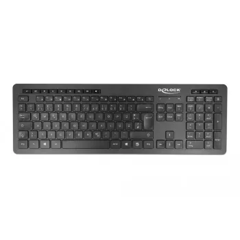 DeLOCK 12004 Home USB QWERTZ alemán negro