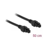 Cable de alimentación interno DeLOCK 85374 0,5 m Micro-Fit 3.0 4 polos