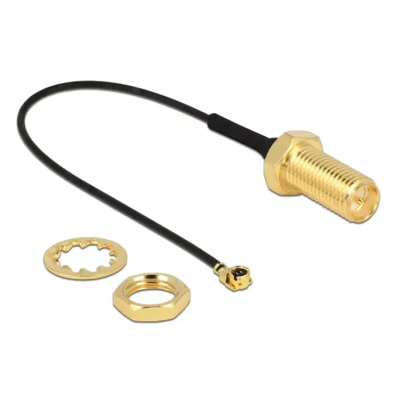 Cable coaxial DeLOCK 89471 0,1m RP-SMA MHF/U.FL-LP-068
