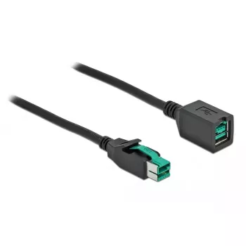 Cable prolongador USB con alimentación DeLOCK 85981 12 V 2 m