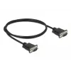 Cable serie DeLOCK 86573 negro 1m RS-232 Sub-D9