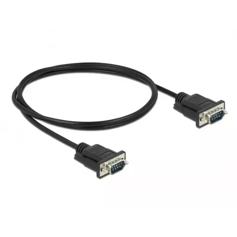 Cable serie DeLOCK 86573 negro 1m RS-232 Sub-D9