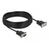 Cable serie DeLOCK 86599 negro 10 m RS-232 Sub-D9