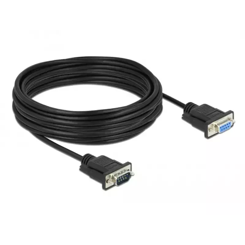 Cable serie DeLOCK 86599 negro 10 m RS-232 Sub-D9