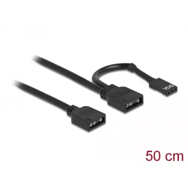 Cable de conexión RGB 3 pines DeLOCK 86001