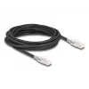 Cable de red DELOCK 80258 Cat6a S/FTP (S-STP) RJ-45 a RJ-45 5 m Negro