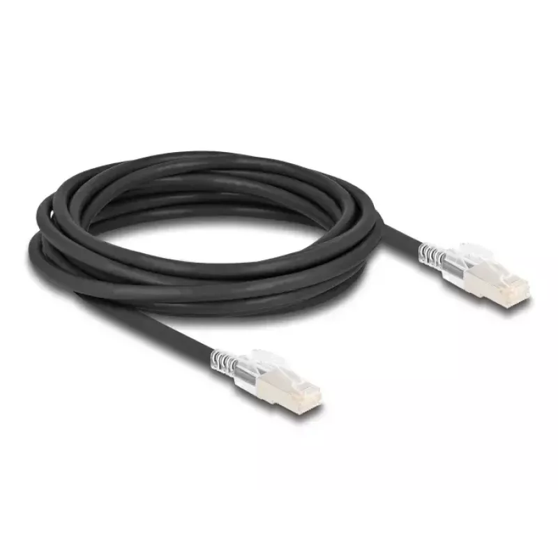 Cable de red DELOCK 80258 Cat6a S/FTP (S-STP) RJ-45 a RJ-45 5 m Negro