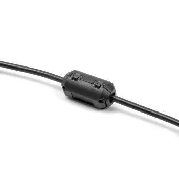 Pinza para núcleo de ferrita DELOCK 80943, negro, níquel/plástico/zinc, 25,2 × 13 × 11,8 mm, pack de 2